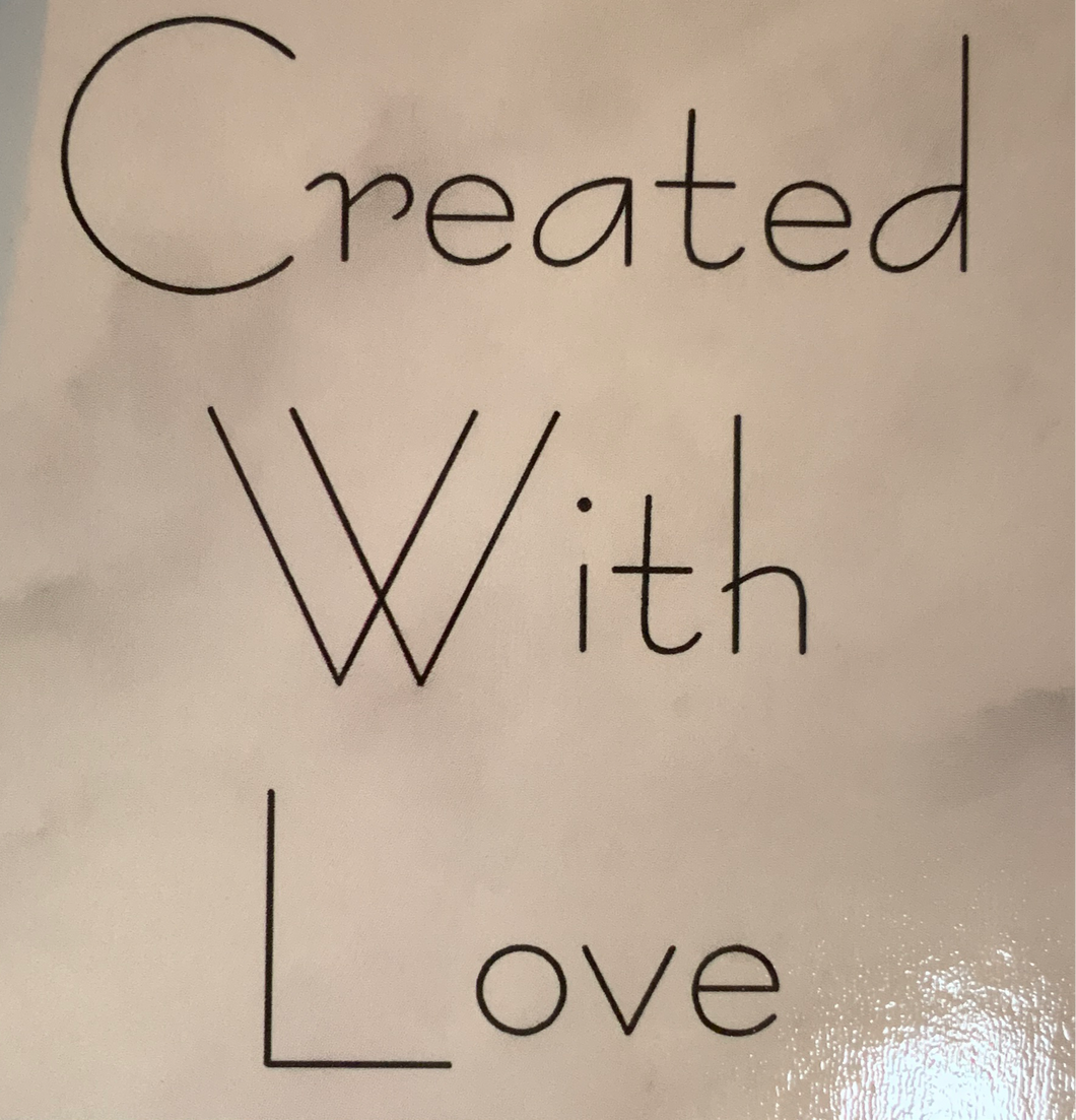 Created With Love Gift card